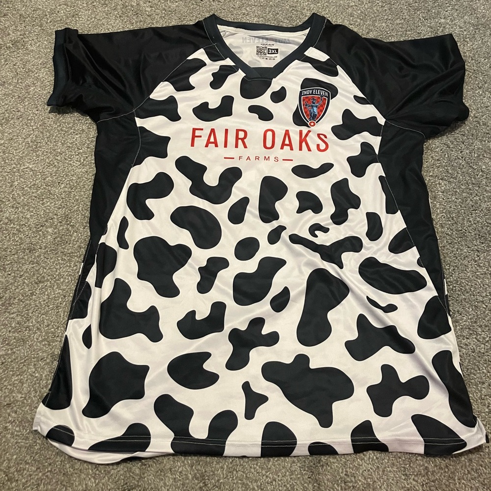 Indy Eleven Special Edition Cow Soccer Jersey - Never Worn